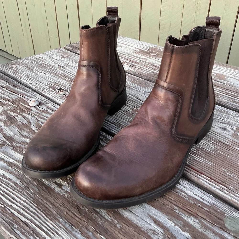 Alfani | Shoes | Alfani Genuine Leather Ankle Boot Chukka  display picture 2